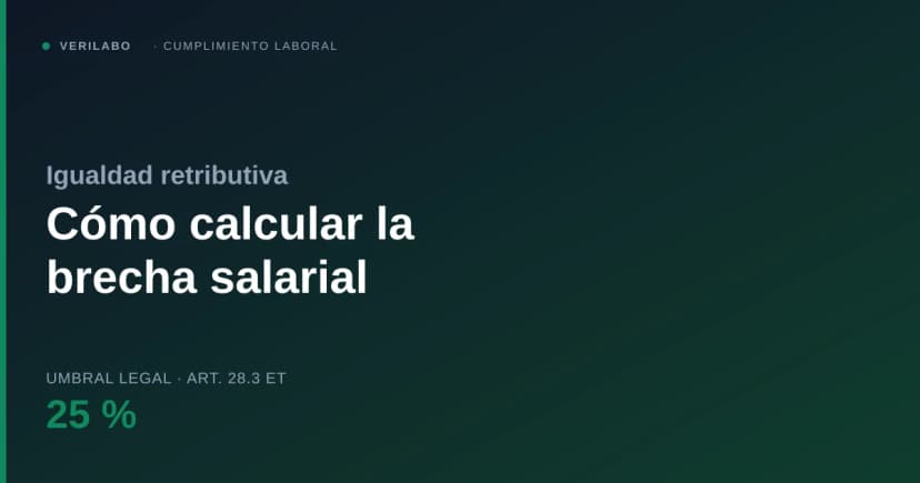 Cómo calcular la brecha salarial de tu empresa (paso a paso con ejemplo)